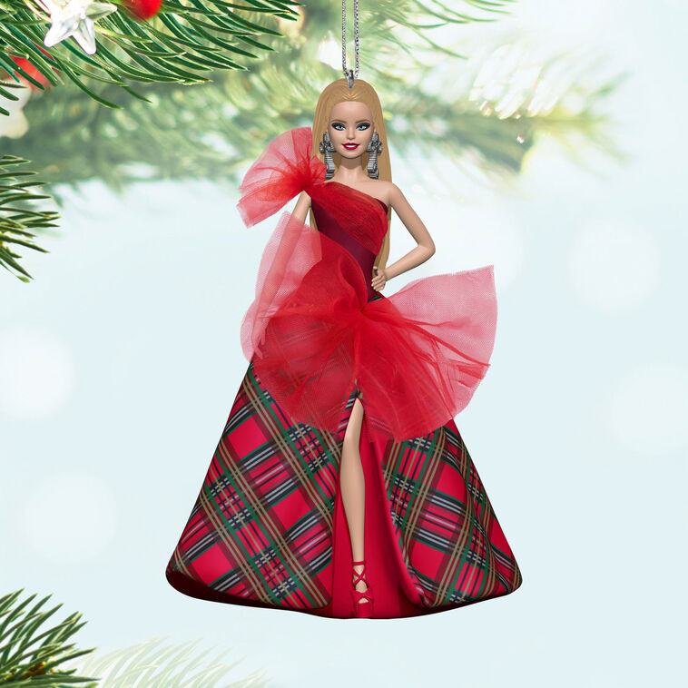 2024 Holiday Barbie Ornament Caucasian