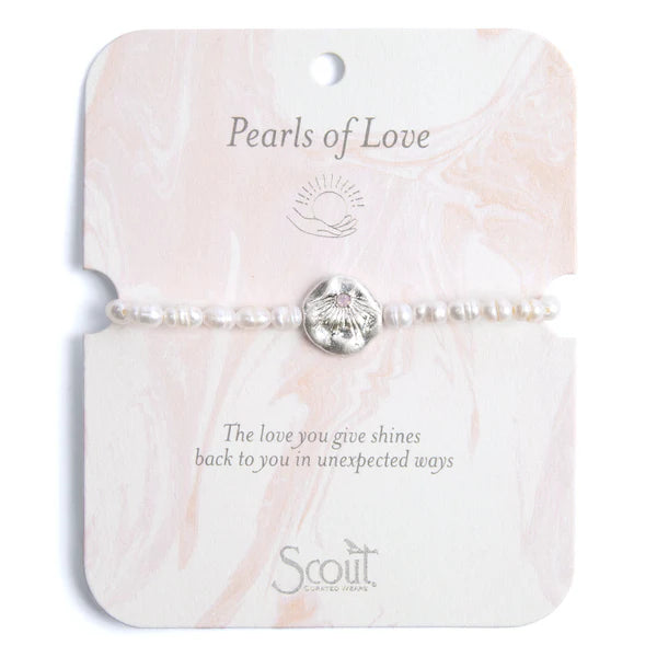 Bracelet Pearls of Love Silver