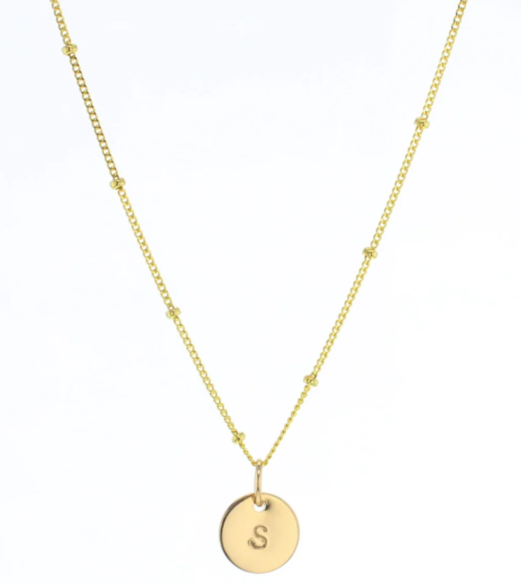 Necklace Gold Letter Assorted