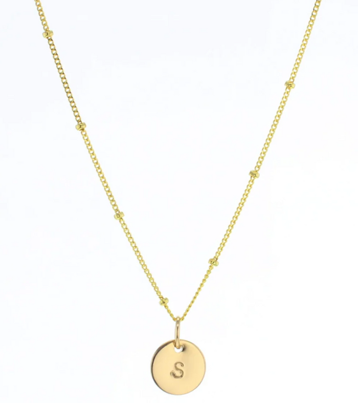 Necklace Gold Letter Assorted